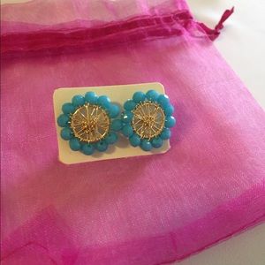 Earrings. 14k Gold (base) + Gold